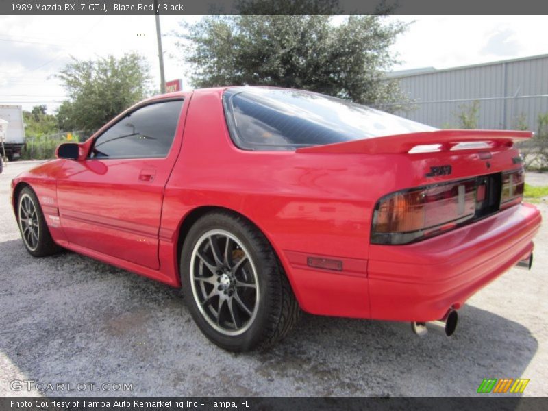 Blaze Red / Black 1989 Mazda RX-7 GTU