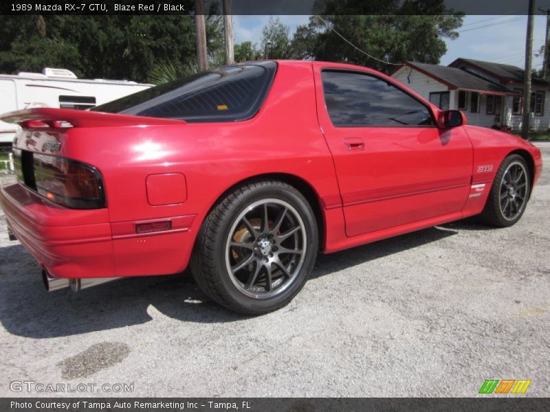 Blaze Red / Black 1989 Mazda RX-7 GTU