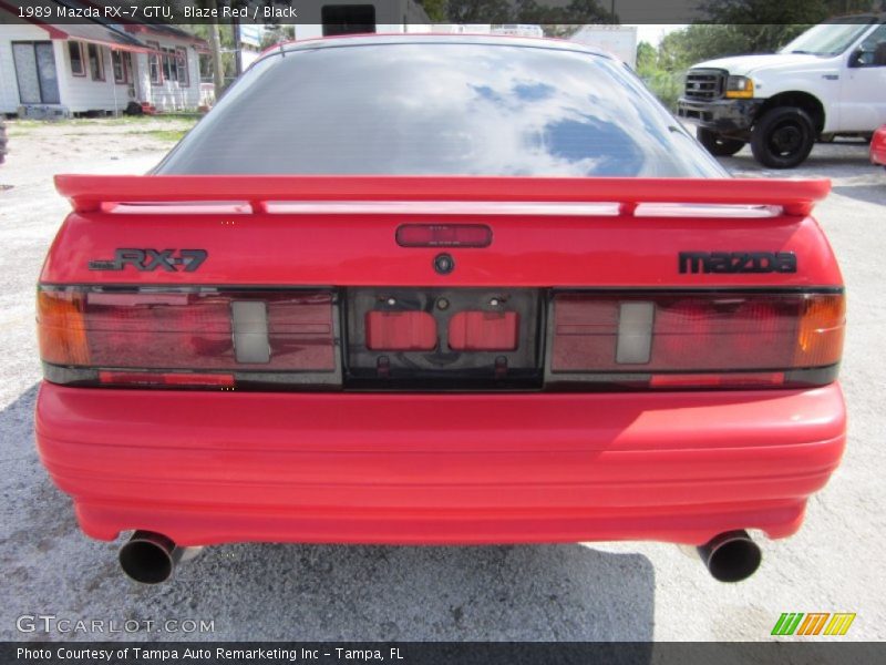 Blaze Red / Black 1989 Mazda RX-7 GTU