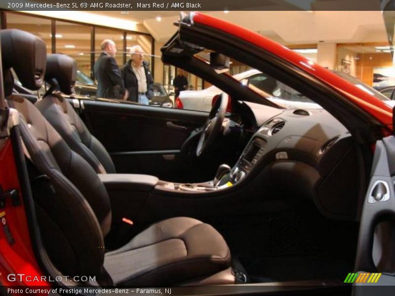 Mars Red / AMG Black 2009 Mercedes-Benz SL 63 AMG Roadster