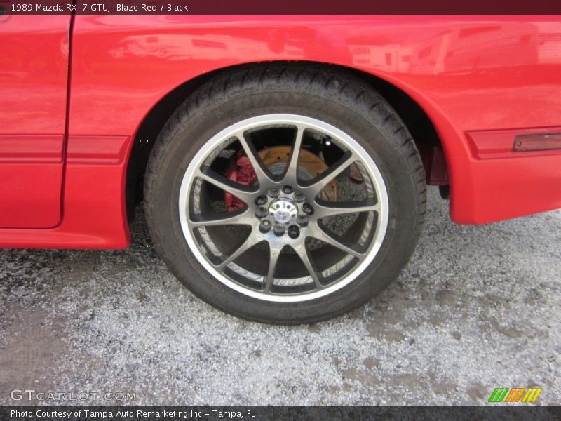 Custom Wheels of 1989 RX-7 GTU