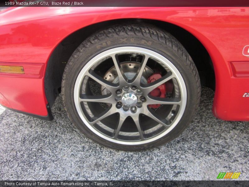 Custom Wheels of 1989 RX-7 GTU