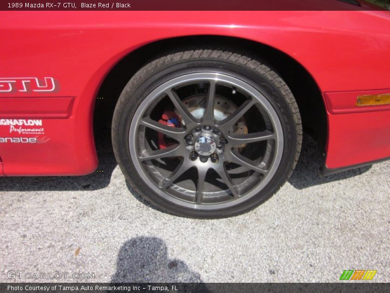Custom Wheels of 1989 RX-7 GTU