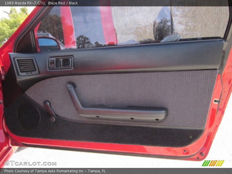 Blaze Red / Black 1989 Mazda RX-7 GTU