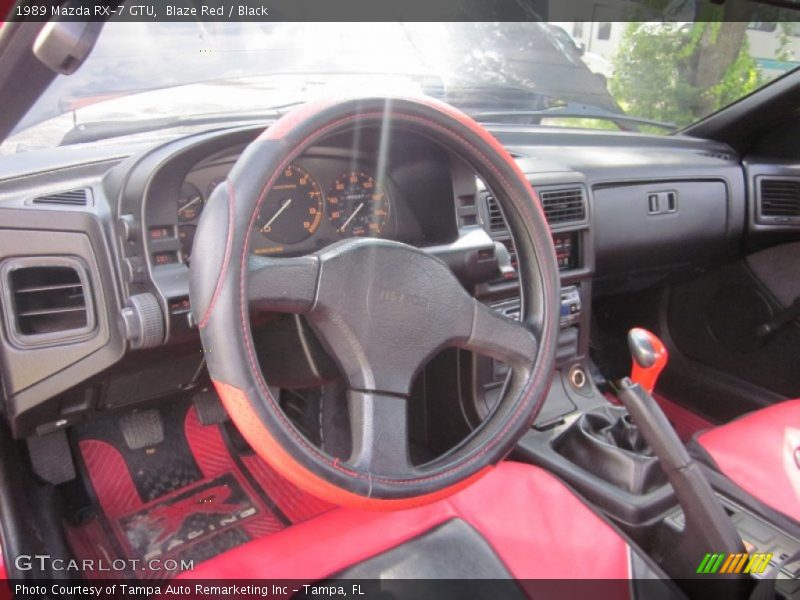 Blaze Red / Black 1989 Mazda RX-7 GTU