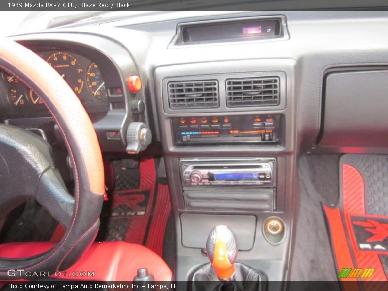 Blaze Red / Black 1989 Mazda RX-7 GTU