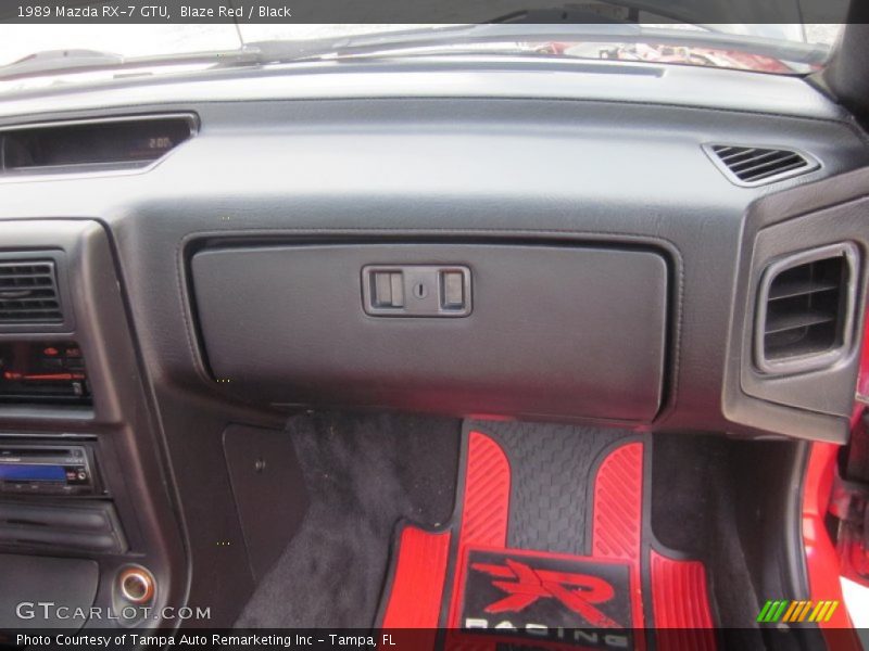 Blaze Red / Black 1989 Mazda RX-7 GTU