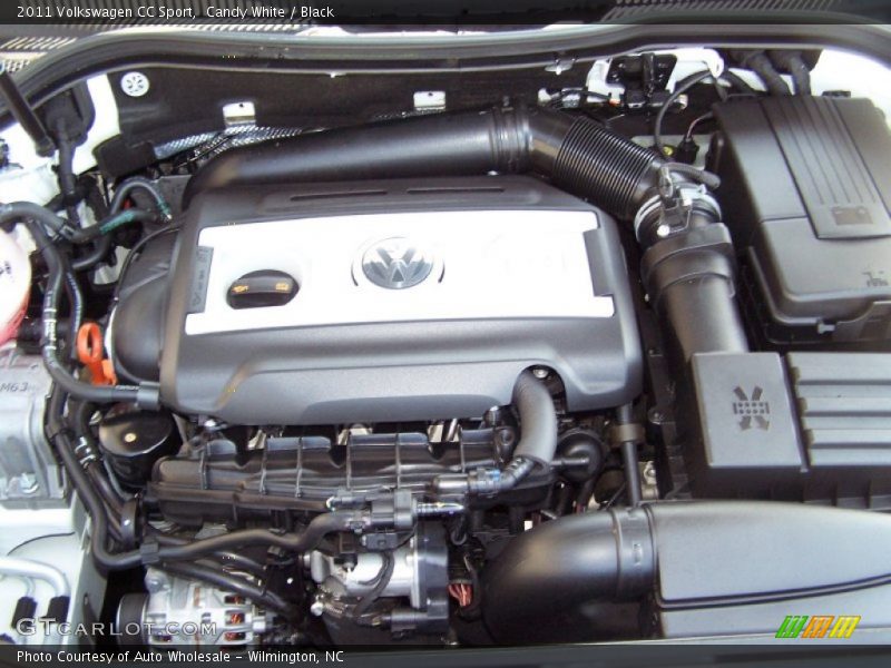Candy White / Black 2011 Volkswagen CC Sport