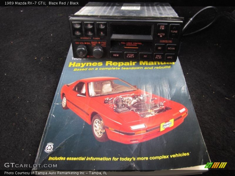 Blaze Red / Black 1989 Mazda RX-7 GTU