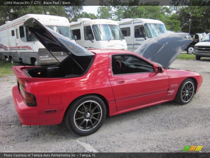 Blaze Red / Black 1989 Mazda RX-7 GTU