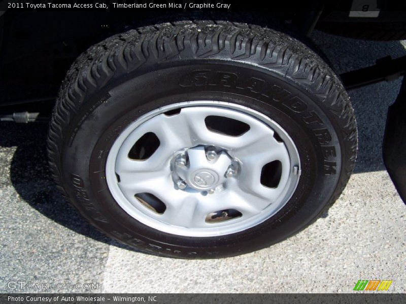 Timberland Green Mica / Graphite Gray 2011 Toyota Tacoma Access Cab