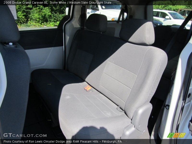 Stone White / Medium Slate Gray/Light Shale 2008 Dodge Grand Caravan SE