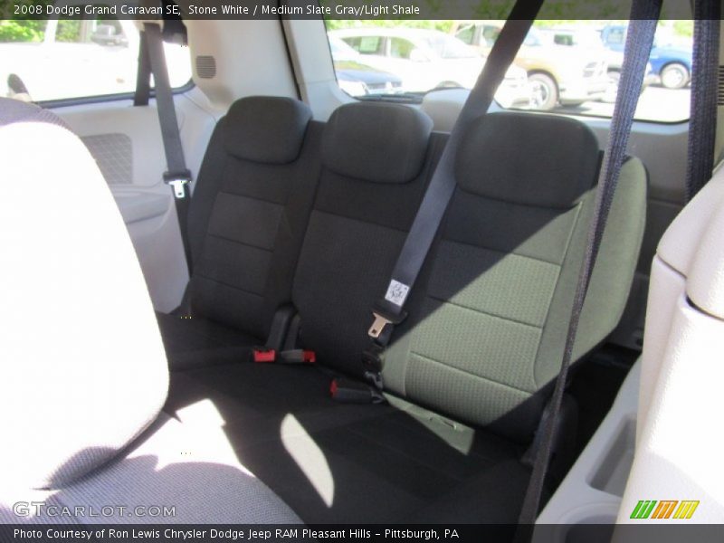 Stone White / Medium Slate Gray/Light Shale 2008 Dodge Grand Caravan SE