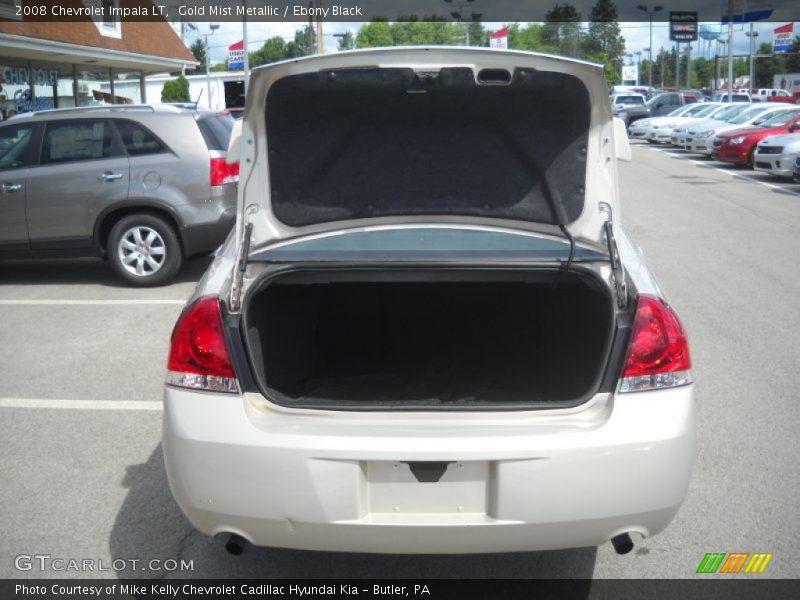 Gold Mist Metallic / Ebony Black 2008 Chevrolet Impala LT
