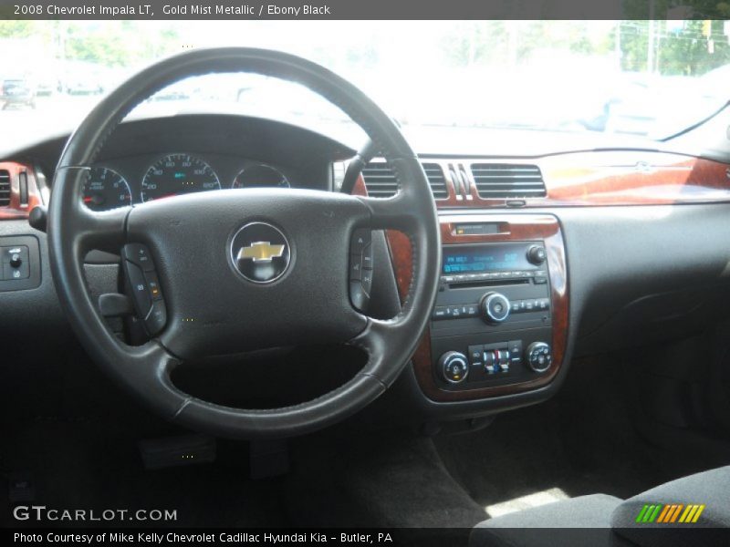 Gold Mist Metallic / Ebony Black 2008 Chevrolet Impala LT