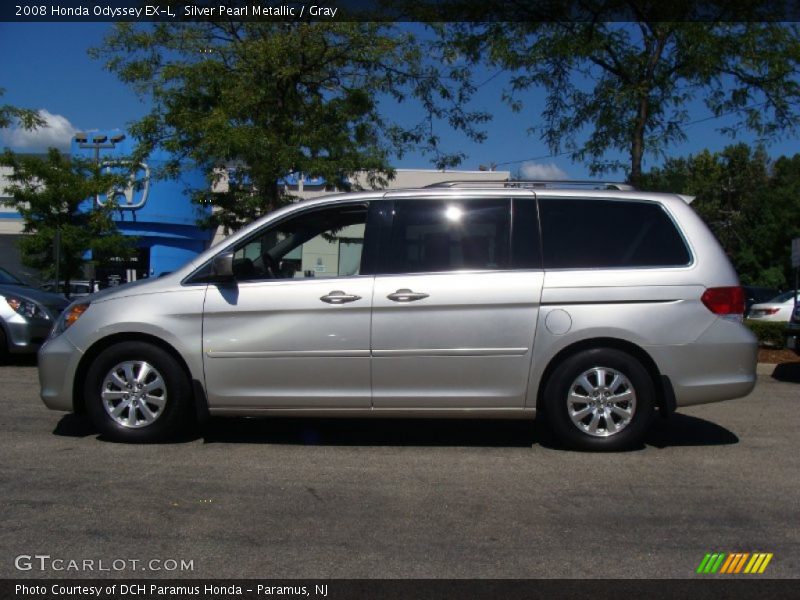 Silver Pearl Metallic / Gray 2008 Honda Odyssey EX-L