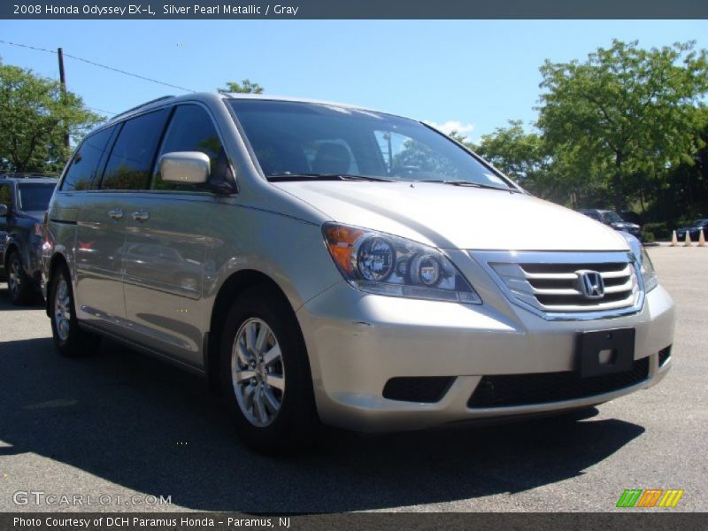 Silver Pearl Metallic / Gray 2008 Honda Odyssey EX-L