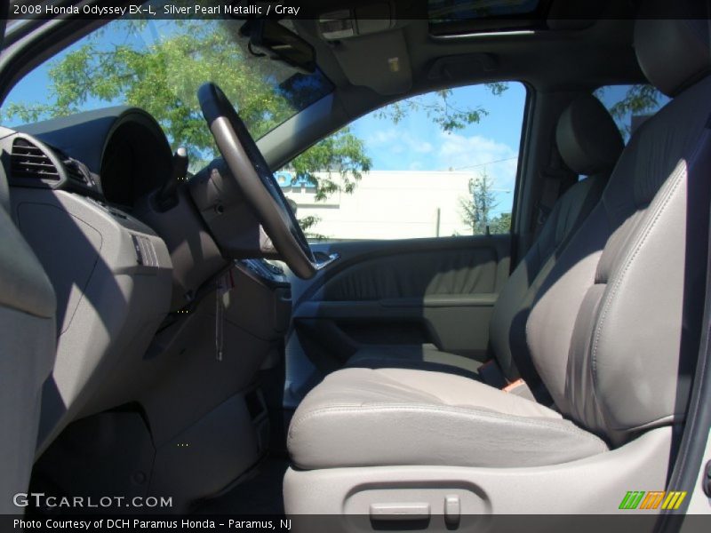 Silver Pearl Metallic / Gray 2008 Honda Odyssey EX-L