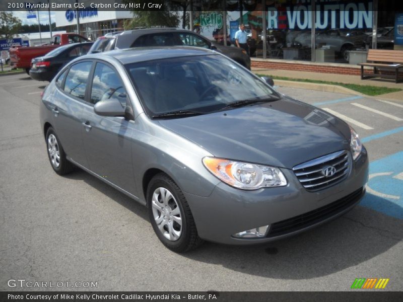 Carbon Gray Mist / Gray 2010 Hyundai Elantra GLS