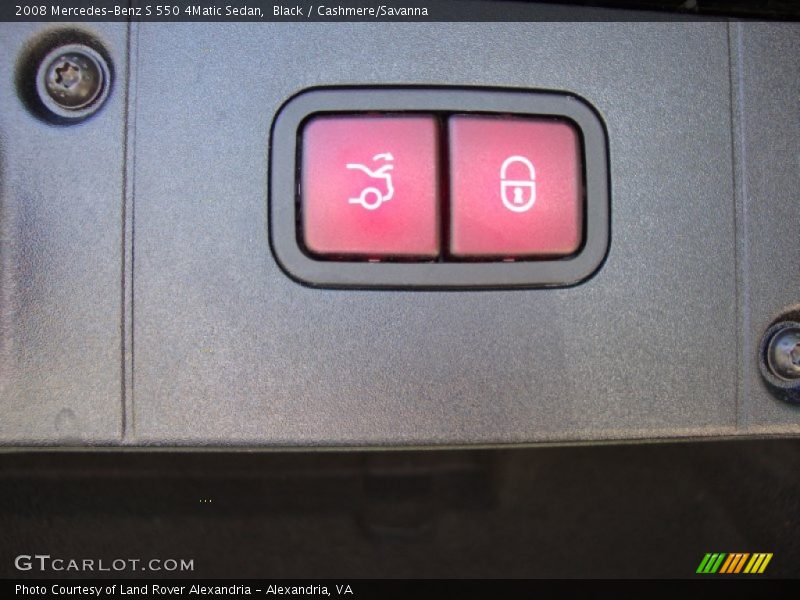 Black / Cashmere/Savanna 2008 Mercedes-Benz S 550 4Matic Sedan