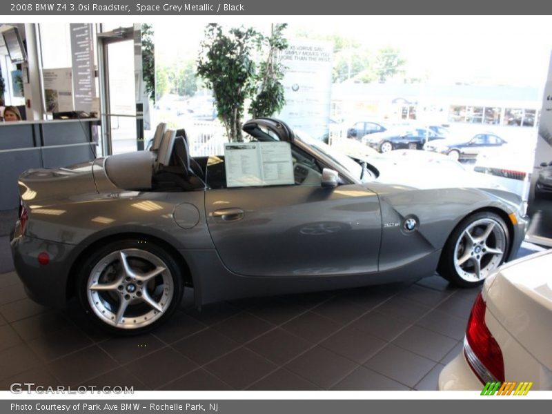 Space Grey Metallic / Black 2008 BMW Z4 3.0si Roadster