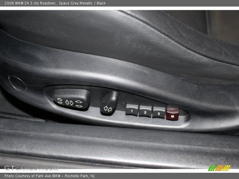Space Grey Metallic / Black 2008 BMW Z4 3.0si Roadster