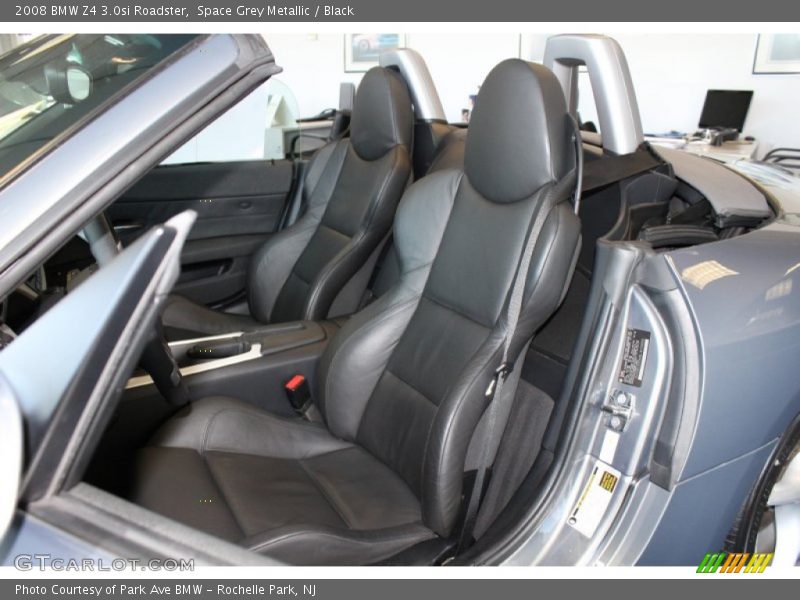Space Grey Metallic / Black 2008 BMW Z4 3.0si Roadster