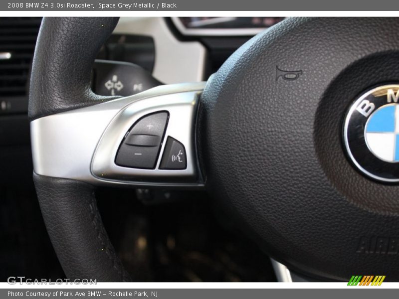 Space Grey Metallic / Black 2008 BMW Z4 3.0si Roadster