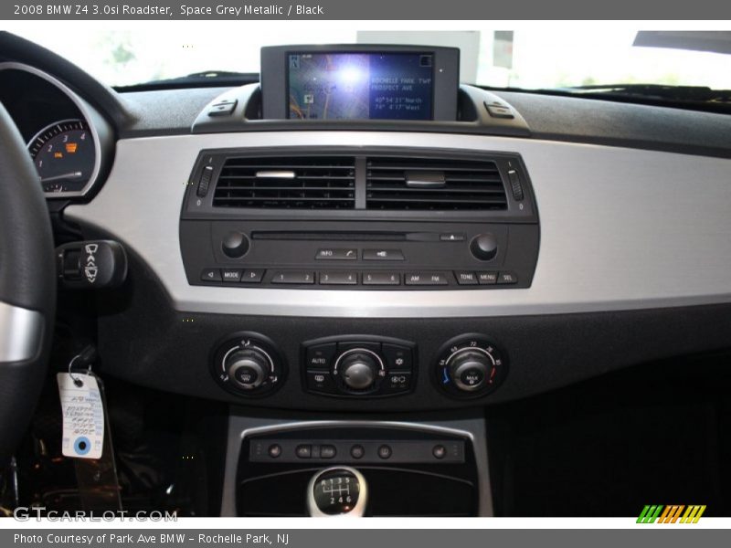 Space Grey Metallic / Black 2008 BMW Z4 3.0si Roadster