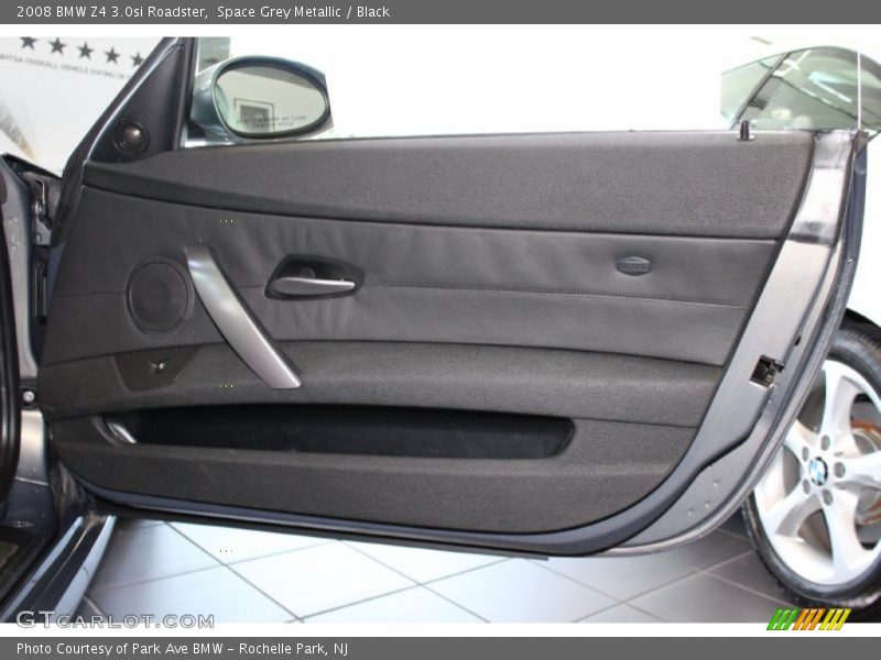 Space Grey Metallic / Black 2008 BMW Z4 3.0si Roadster