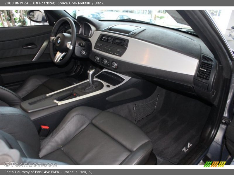 Space Grey Metallic / Black 2008 BMW Z4 3.0si Roadster