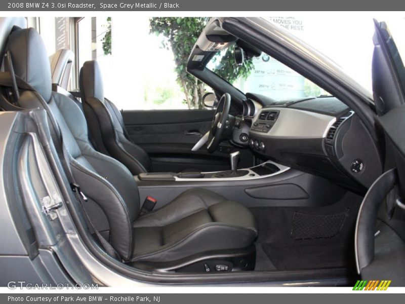 Space Grey Metallic / Black 2008 BMW Z4 3.0si Roadster