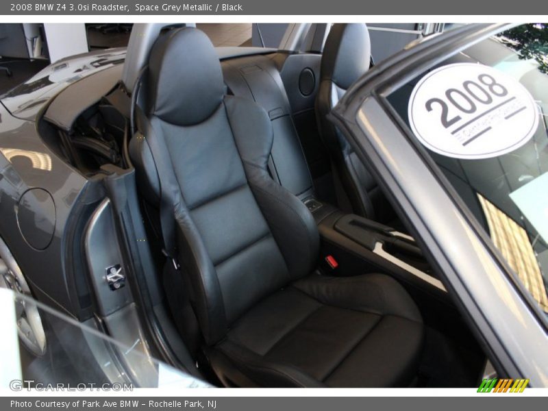 Space Grey Metallic / Black 2008 BMW Z4 3.0si Roadster