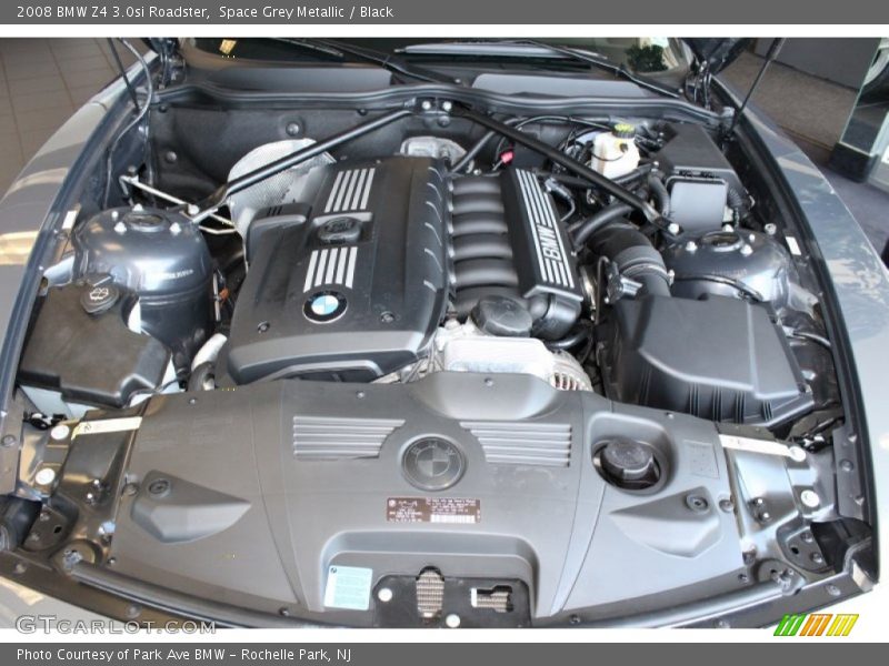 Space Grey Metallic / Black 2008 BMW Z4 3.0si Roadster