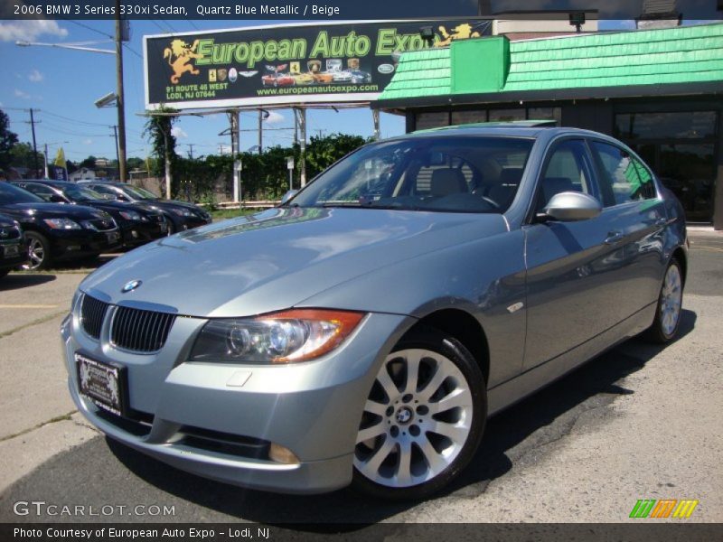 Quartz Blue Metallic / Beige 2006 BMW 3 Series 330xi Sedan