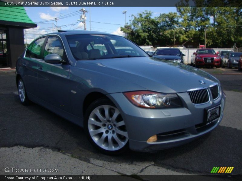 Quartz Blue Metallic / Beige 2006 BMW 3 Series 330xi Sedan