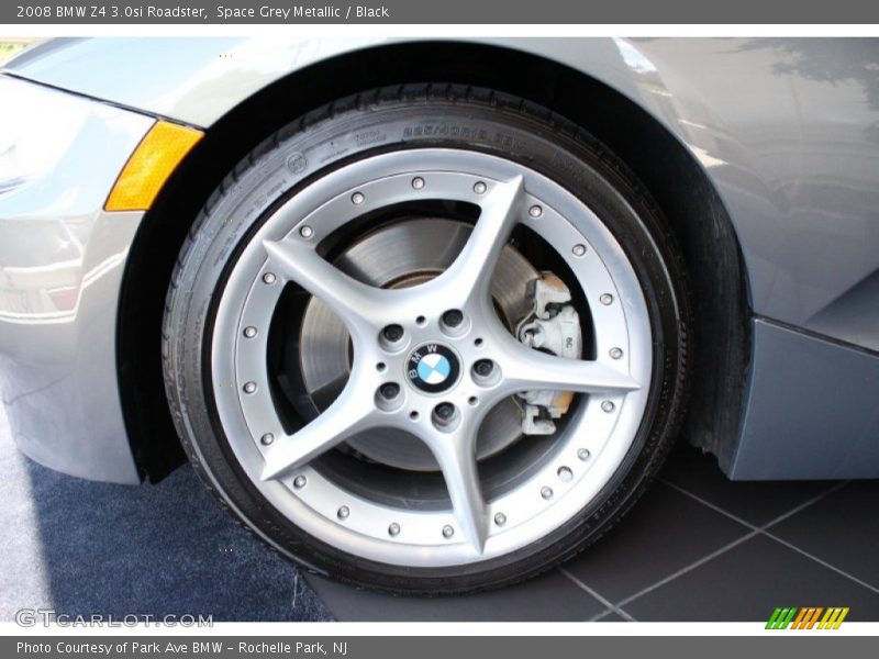 Space Grey Metallic / Black 2008 BMW Z4 3.0si Roadster