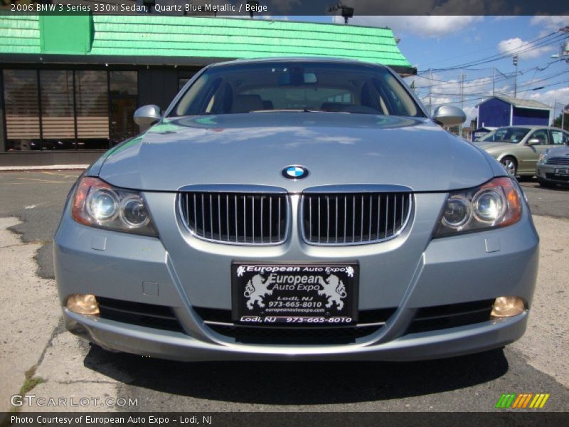 Quartz Blue Metallic / Beige 2006 BMW 3 Series 330xi Sedan