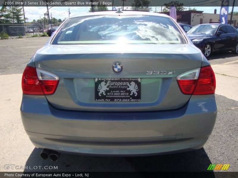 Quartz Blue Metallic / Beige 2006 BMW 3 Series 330xi Sedan