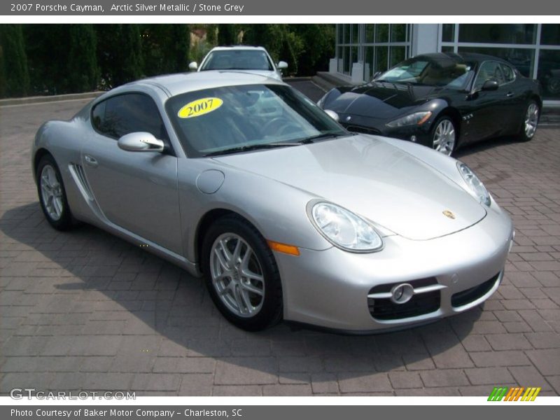 Arctic Silver Metallic / Stone Grey 2007 Porsche Cayman