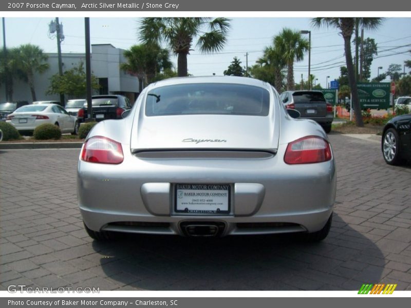 Arctic Silver Metallic / Stone Grey 2007 Porsche Cayman