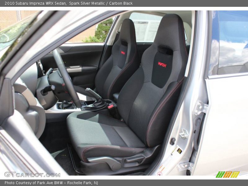  2010 Impreza WRX Sedan Carbon Black Interior
