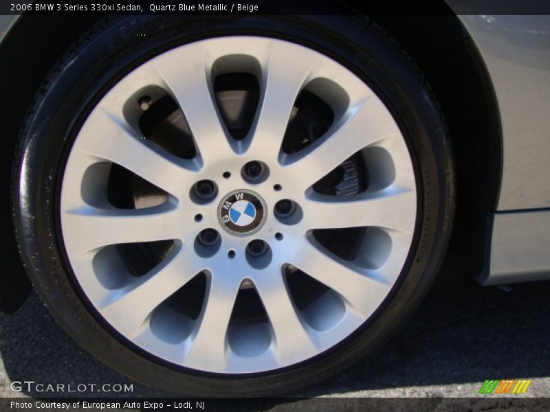 Quartz Blue Metallic / Beige 2006 BMW 3 Series 330xi Sedan