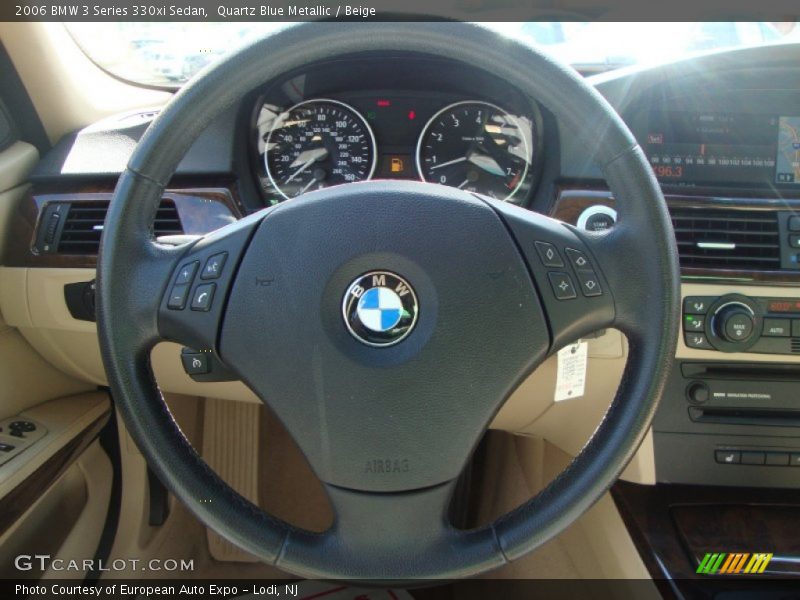 Quartz Blue Metallic / Beige 2006 BMW 3 Series 330xi Sedan