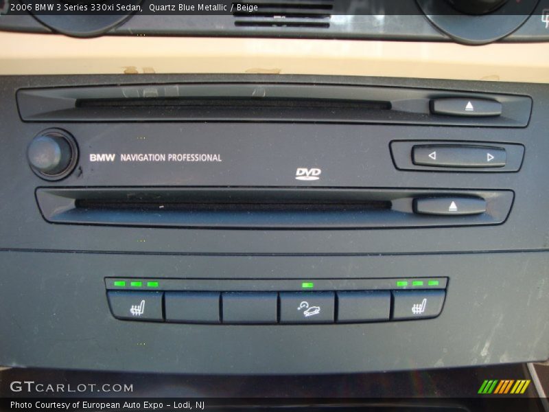 Quartz Blue Metallic / Beige 2006 BMW 3 Series 330xi Sedan