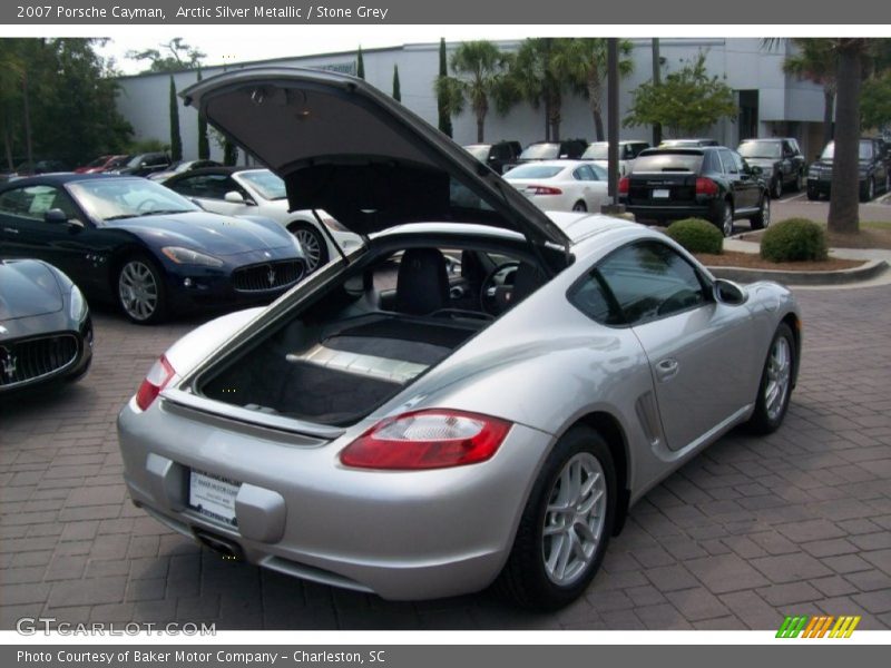 Arctic Silver Metallic / Stone Grey 2007 Porsche Cayman