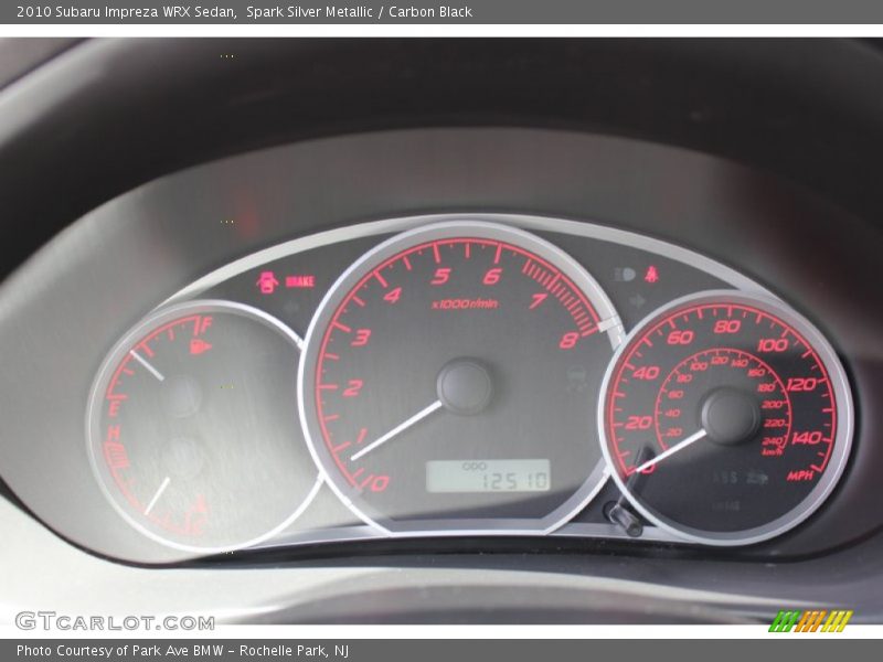  2010 Impreza WRX Sedan WRX Sedan Gauges