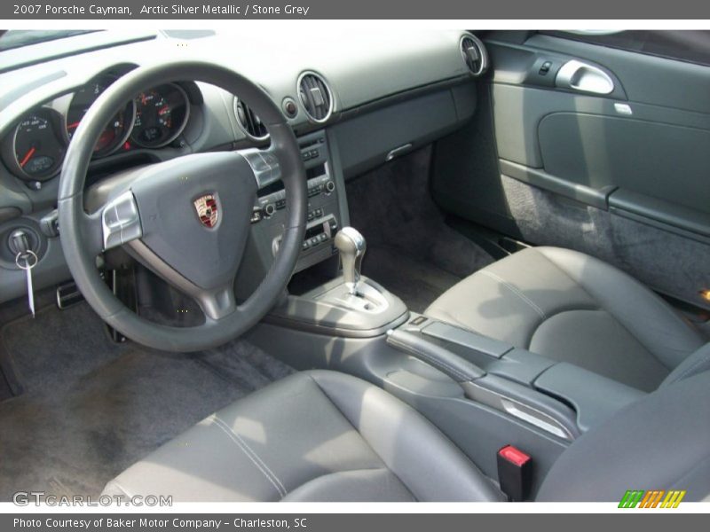 Arctic Silver Metallic / Stone Grey 2007 Porsche Cayman