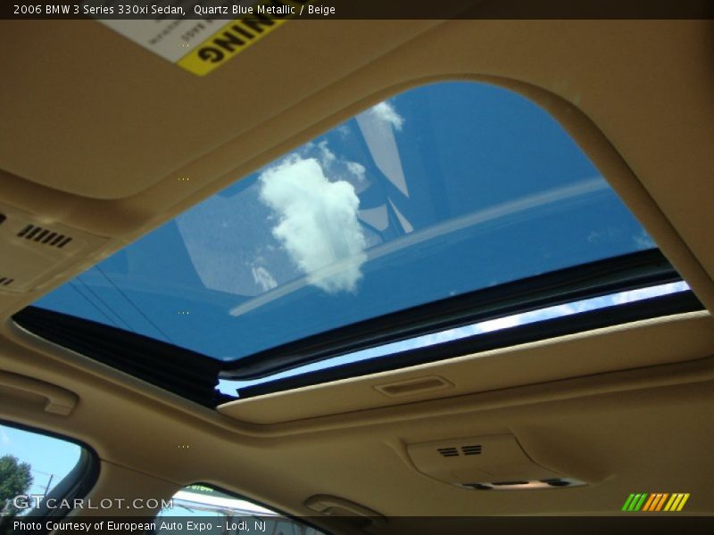 Quartz Blue Metallic / Beige 2006 BMW 3 Series 330xi Sedan