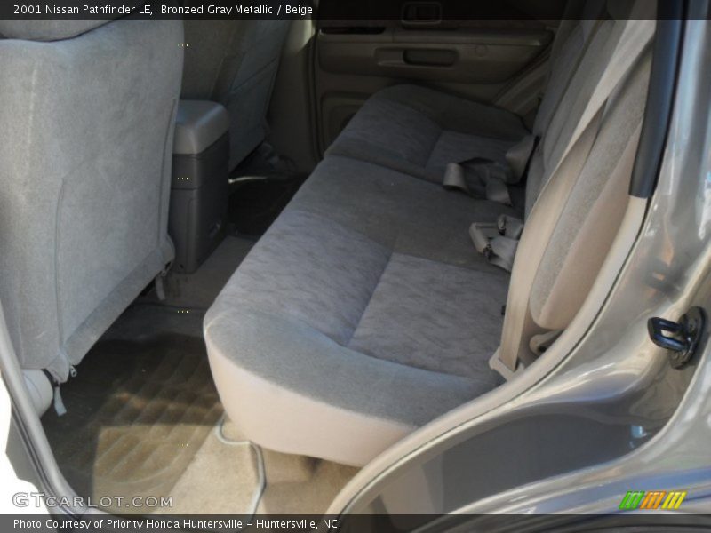 Bronzed Gray Metallic / Beige 2001 Nissan Pathfinder LE